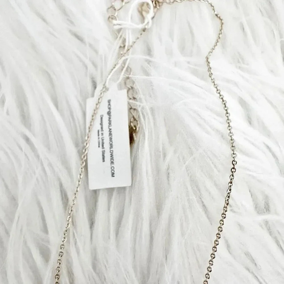 PARK LANE JEWELRY | "Roo" Necklace Gold Tone Austrian Crystals Circle - Picture 4 of 5